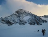 Grossglockner (3798m) - impozáns tömbje a távolban