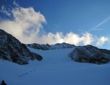 Grossglockner (3798m) - útban az Erzherzog-Johann-Hütte(3454m) felé