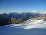 Grossglockner (3798m) - útvonalunk a távolban