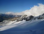 Grossglockner (3798m) - útvonalunk a távolban