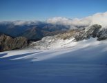 Grossglockner (3798m) - útvonalunk a távolban