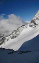 Grossglockner (3798m) - útvonalunk a távolban