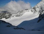 Grossglockner (3798m) - útvonalunk a távolban