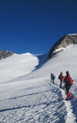 Grossvenediger (3666m) - gleccsertúránk elején