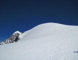 Grossvenediger (3666m) - távolban a csúcs és a csúcsgerinc