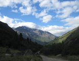 Similaun (3606m) gleccsertúra - útban a menedékház felé