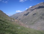 Similaun (3606m) gleccsertúra - útban a menedékház felé