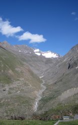 Similaun (3606m) gleccsertúra - útban a csúcs felé