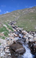 Similaun (3606m) gleccsertúra - útban a csúcs felé