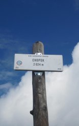Gyömbér-csúcs(2043m) gerinctúra - a Chopok(2024m) csúcsa