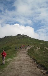 Gyömbér-csúcs(2043m) gerinctúra - a Gyömbér-csúcs(2043m) felé