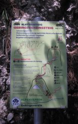 Hohe Wand: Gebirgsvereinssteig - falrajz a túráról