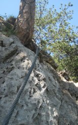 Hohe Wand: Gebirgsvereinssteig - via ferratank elején 