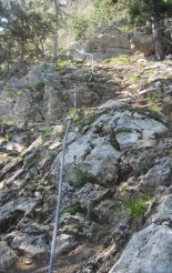 Hohe Wand: Gebirgsvereinssteig - via ferratank elején 