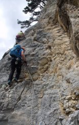 Hohe Wand: Gebirgsvereinssteig - túránk egy nehezebb szakaszán