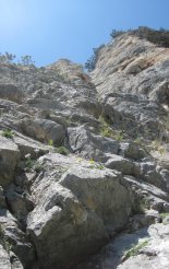 Hohe Wand: Wildenauersteig - egy nehezebb szakasz előtt