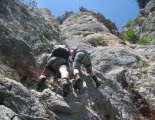 Hohe Wand: Wildenauersteig - az egyik "D"-s részünk előtt