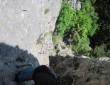 Hohe Wand: Wildenauersteig - a kémény előtti részen 