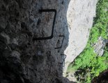 Hohe Wand: Wildenauersteig - a kémény előtti részen 