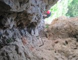 Hohe Wand: Wildenauersteig - a kémény bejáratánál