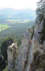 Hohe Wand: Wildenauersteig - túránk a távolból