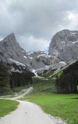 Kaiserschild klettersteig - túránk elején