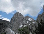 Kaiserschild klettersteig - útban a beszállás felé