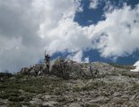 Kaiserschild klettersteig - útban a beszállás felé