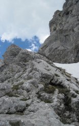 Kaiserschild klettersteig - túl a kezdeti nehézségeken