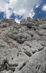 Kaiserschild klettersteig - ismét kezdődnek a nehézségek