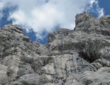 Kaiserschild klettersteig - ismét kezdődnek a nehézségek