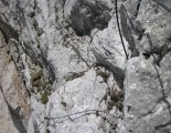 Kaiserschild klettersteig - újra egy nehezebb szakaszon