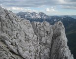 Kaiserschild klettersteig - túránk egyik legizgalmasabb része a függőhíd
