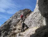 Rax-Alpok: Hans von Haid-Steig - a Madonna (1585m) előtti könnyebb részen