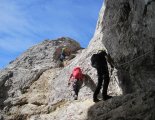 Rax-Alpok: Hans von Haid-Steig - a Madonna (1585m) előtti könnyebb részen