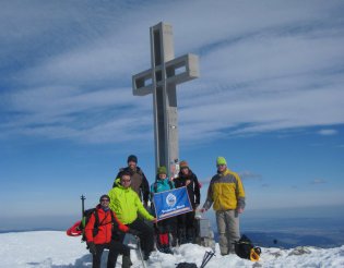 Schneeberg (2076m) téli, hótalpas túra