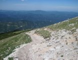 Schneeberg (2076m) - a fennsíkra vezető ösvény 