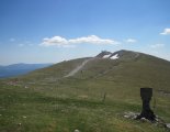 Schneeberg (2076m) - a fennsíkon - távolban a csúcs