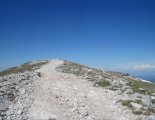 Schneeberg (2076m) - közvetlenül a csúcs előtt 
