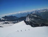 Grossvenediger (3666m) - távolban a Hohes Aderl (3504m) csúcsa