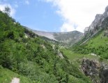 Schneepalpe: Windberg(1903m) - utunk elején egy szép szurdokban haladunk