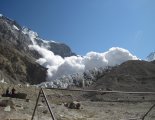 Iszmoilí Szomoní-csúcs (7495m) - alaptábor (4300m) - lavina 3.