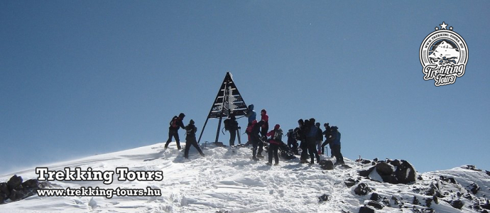 Toubkal (4167m) - téli mászás
